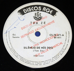 Tom Zé - Silêncio De Nós Dois 7 Compacto Promo 1971 - comprar online