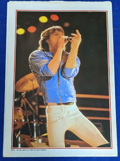 Somtrês Superposter Rolling Stones - Revista 1984 - comprar online