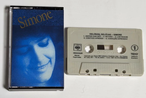 Simone - Delírios, Delícias Fita K7 Cassete 1983