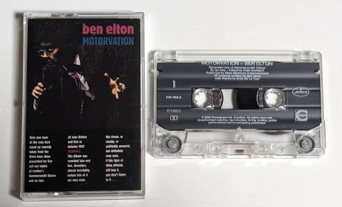 Ben Elton - Motorvation K7 Cassete 1988 UK