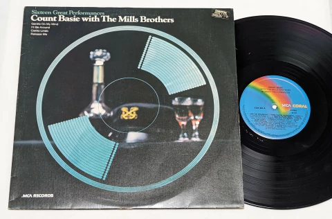 Count Basie With The Mills Brothers - Sixteen Great Performances Lp 1982