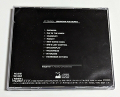 Joy Division - Unknown Pleasures - Cd 1989 Japão na internet