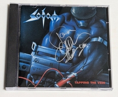 Sodom - Tapping The Vein Cd 1992 Autografado Alemanha