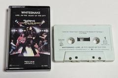 Whitesnake - Live... In The Heart Of The City Fita Cassete K7 1980 USA