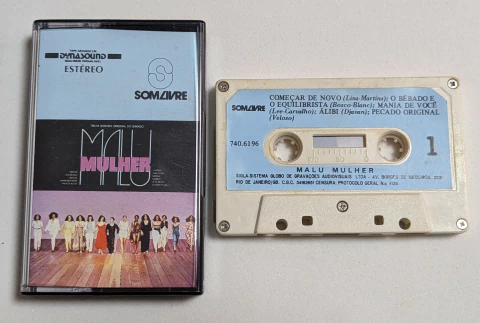 Malu Mulher Trilha Nacional da Novela Fita K7 Cassete 1979