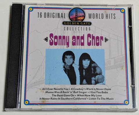 Sonny & Cher – 16 Original World Hits - Cd 1989 Alemanha