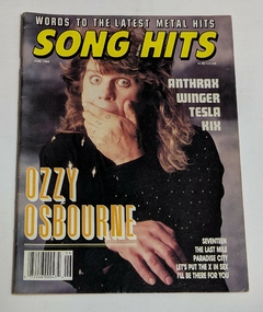 Song Hits N° 269 Revista USA 1989 Ozzy Osbourne - comprar online