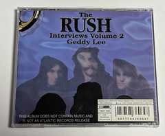 Rush - Interview 2 Geddy Lee Cd USA 1995 - Neves Records