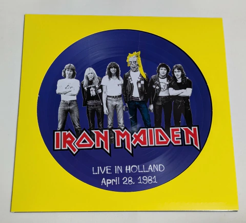 Iron Maiden - Live In Holland 1981 Lp Picture Disc França 2023 - comprar online
