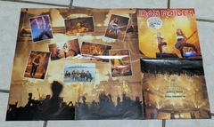 Iron Maiden - Running Free 7" Single Compacto 1985 UK Capa Poster - Neves Records