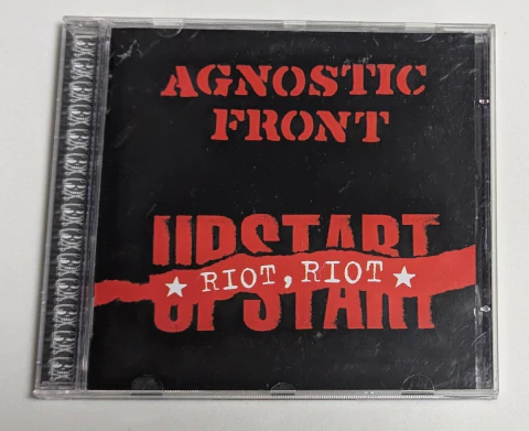 Agnostic Front - Riot, Riot, Upstart - Cd 2000 Sum - comprar online
