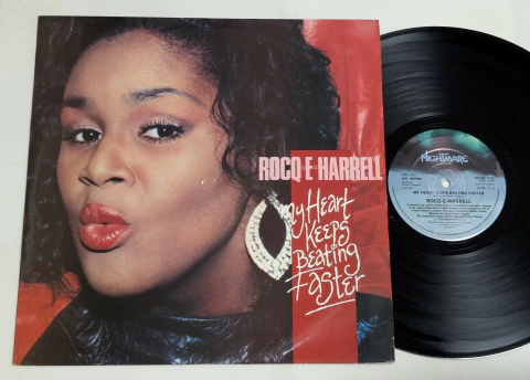 Rocq-e Harrell – My Heart Keeps Beating Faster Lp Maxi Single UK 1989 - comprar online
