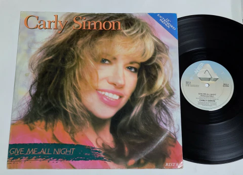 Carly Simon – Give Me All Night Lp Maxi Single UK 1987 - comprar online