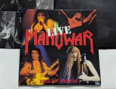 Manowar – Hell On Wheels Live 3 Lps Red EU 1997 na internet