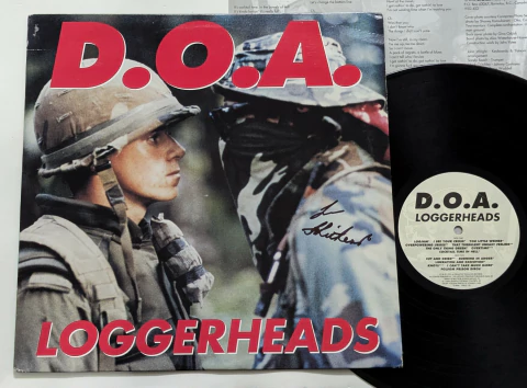 D.O.A. - Loggerheads Lp USA 1993 DOA Autografado - comprar online