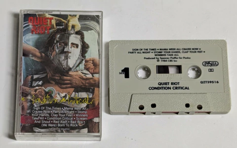 Quiet Riot – Condition Critical Fita Cassete USA 1984 - comprar online