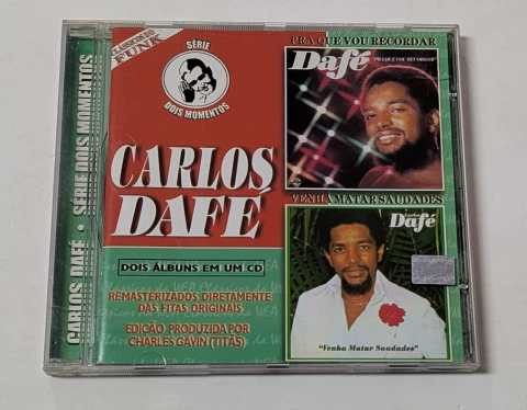 Carlos Dafé - Pra Que Vou Recordar + Venha Matar Saudades Cd 2000 - comprar online