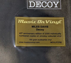 Miles Davis - Decoy Lp UK 2024 Lacrado - Neves Records