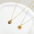 Colar Pingente M Personalizado Dourado 45cm