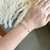 Pulseira Coração e ponto de luz - Aço inoxidável ouro 18k - USE MALLU - SEMI JÓIA 