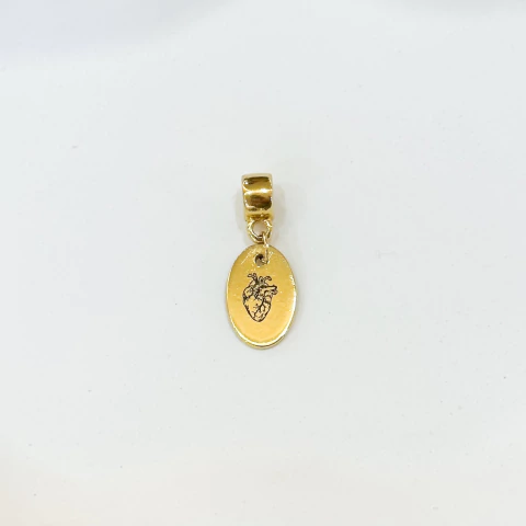 Berloque Oval Personalizado - ouro18k - comprar online
