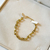 Pulseira elos tiff - aço inoxidável ouro18k na internet