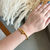 Bracelete Prego - Aço Inoxidável Dourado - comprar online