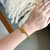 Bracelete Prego - Aço Inoxidável Dourado - loja online
