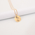 Colar Pingente M Personalizado Dourado 45cm na internet