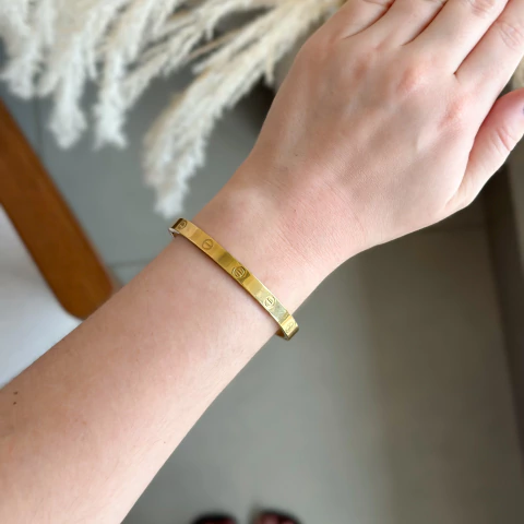 Bracelete Carti - Aço inoxidável Dourado - comprar online
