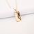 Colar Plaquinha Personalizado Dourado 60cm na internet