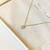 Colar ponto de luz oval - ouro18k. - loja online