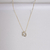 Colar Ponto de Luz Quadrado Dourado - comprar online