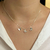 Chocker tres borboletas - prata925 - comprar online