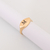 Anel Navete Personalizado Ajustavel Dourado na internet