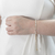 Imagem do Pulseira Riveira Baguete Dourado