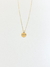 Colar Pingente M Personalizado Dourado 45cm na internet