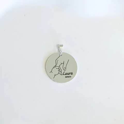 Pingente G Personalizado - Prata925 - comprar online