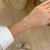 Pulseira urso cravejado - ouro branco - comprar online