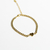 Pulseira Elos Gourmet + Coração Dourado Aço na internet