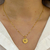 Colar Pingente M Personalizado Dourado 45cm - comprar online
