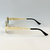 Oculos celine oval preto com dourado - comprar online