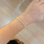 Pulseira Riveira Baguete Dourado - comprar online