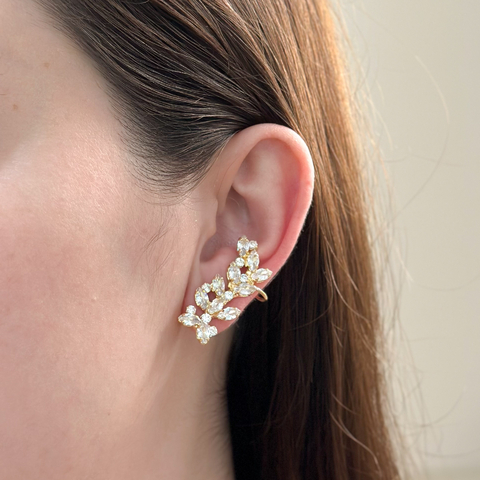 Brinco Earcuff Lari - Ouro 18k - comprar online