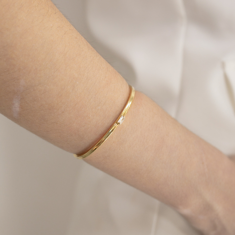 Bracelete Ponto de Luz Ajustável - ouro18k - comprar online