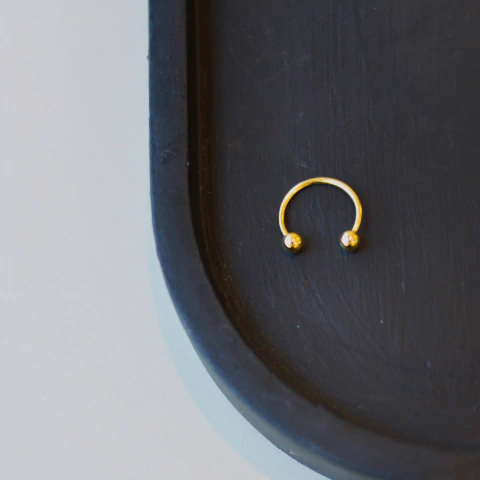 Piercing Ferradura 10.0mm - ouro 18k - comprar online