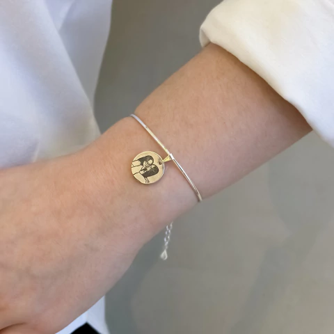 Bracelete Aro Personalizada- Prata925 - comprar online