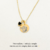 Colar Pingente M Personalizado Dourado 45cm na internet