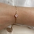 Pulseira trevo rosa elo port. - ouro18k na internet