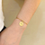 Pulseira Aro Personalizada Dourada na internet